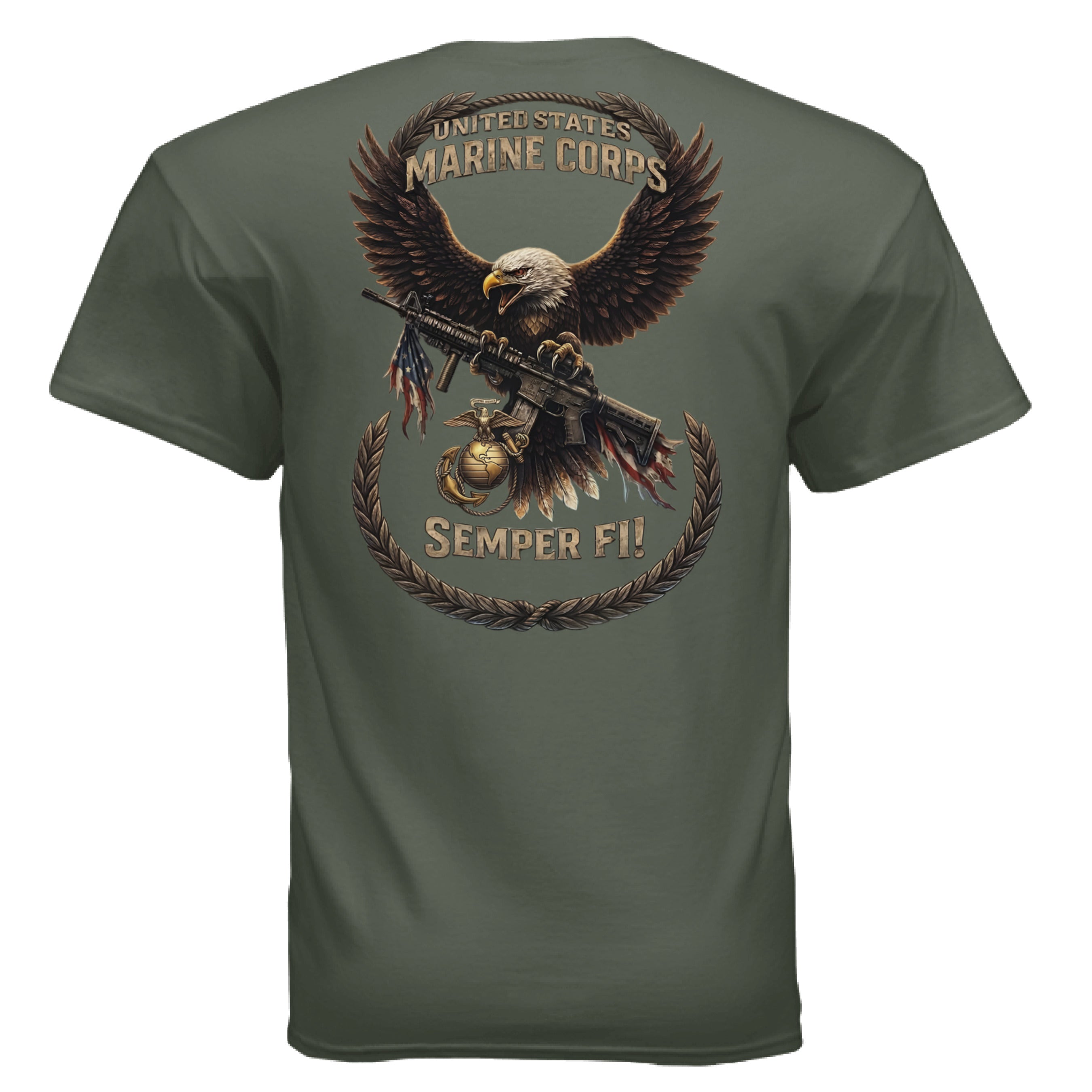 MILITARY GREEN - BACK
