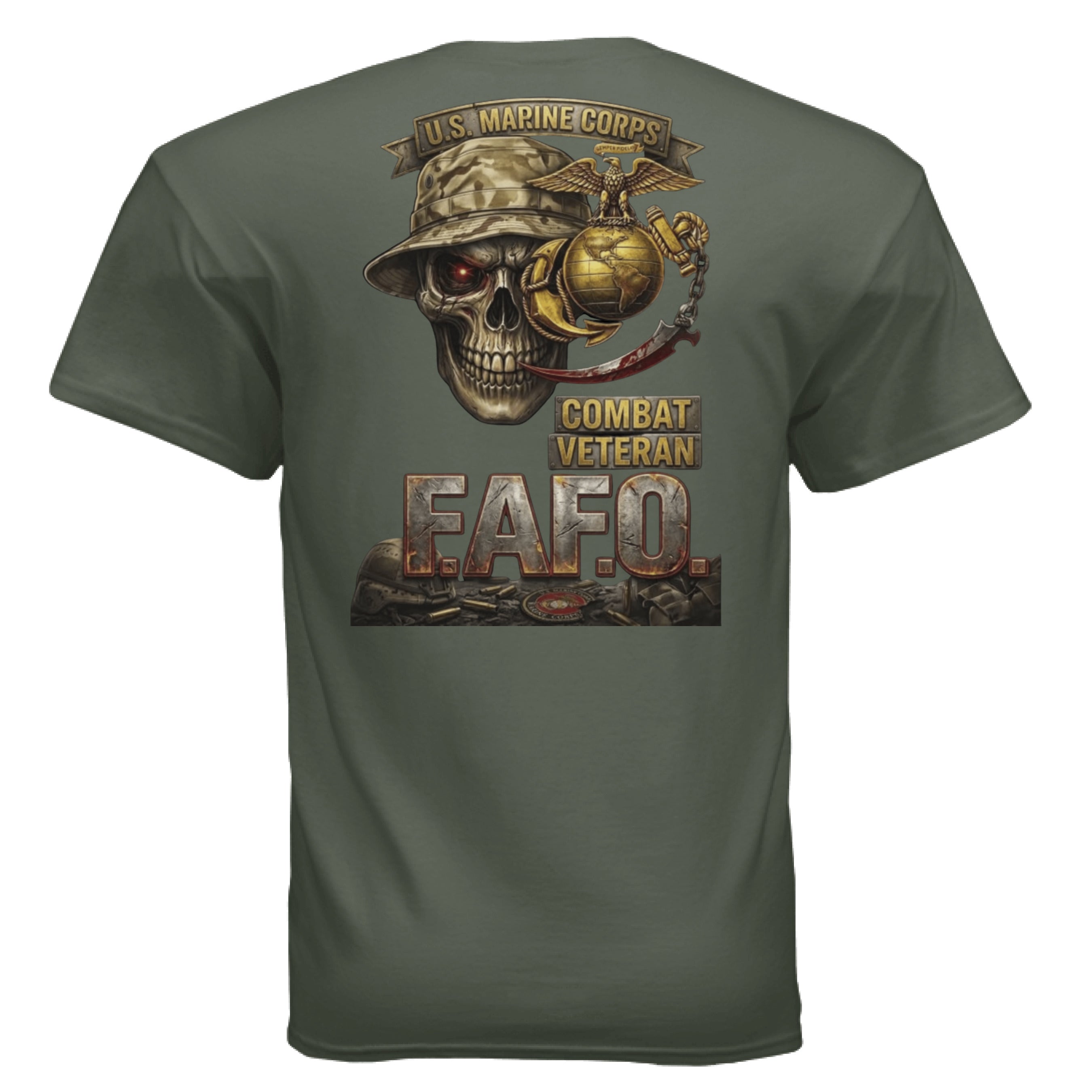 MILITARY GREEN - BACK